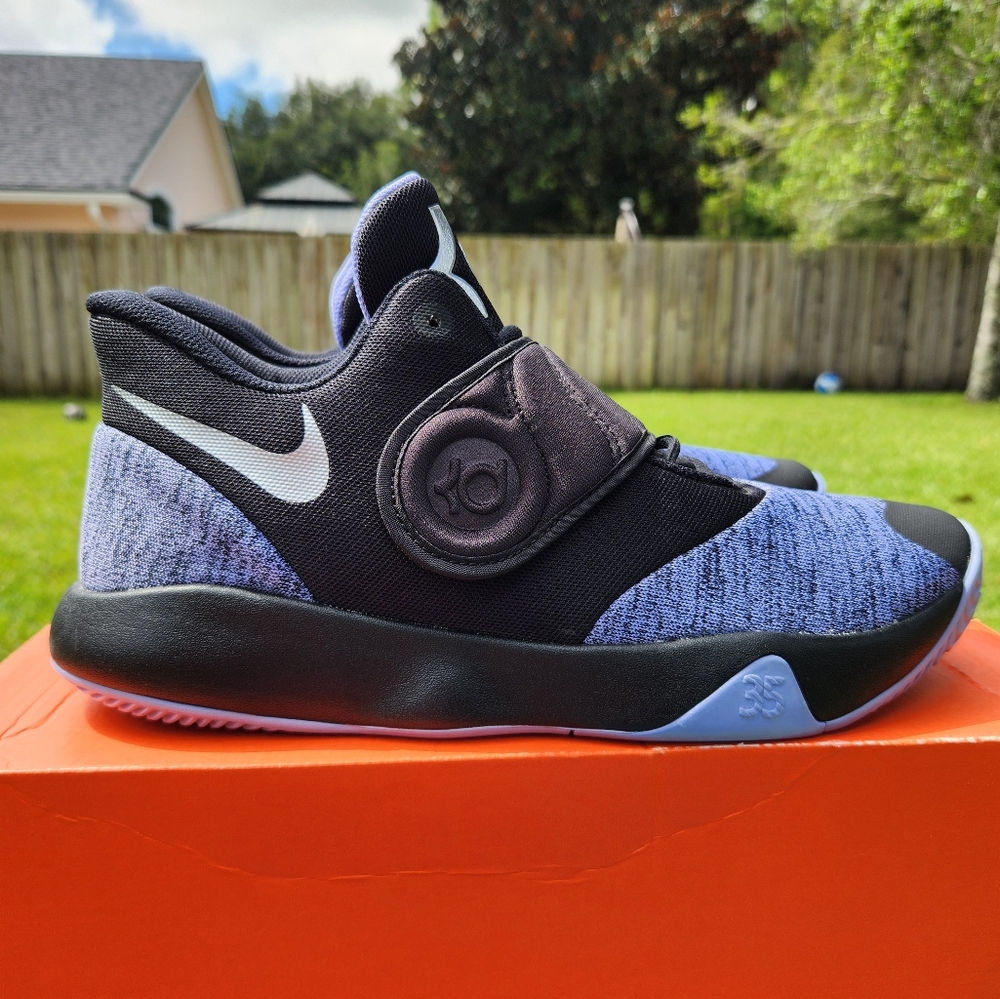 Sz 9 Nike KD Trey 5 VI EP 'Black Metallic Silver AA7070-004 - Picture 3 of 10
